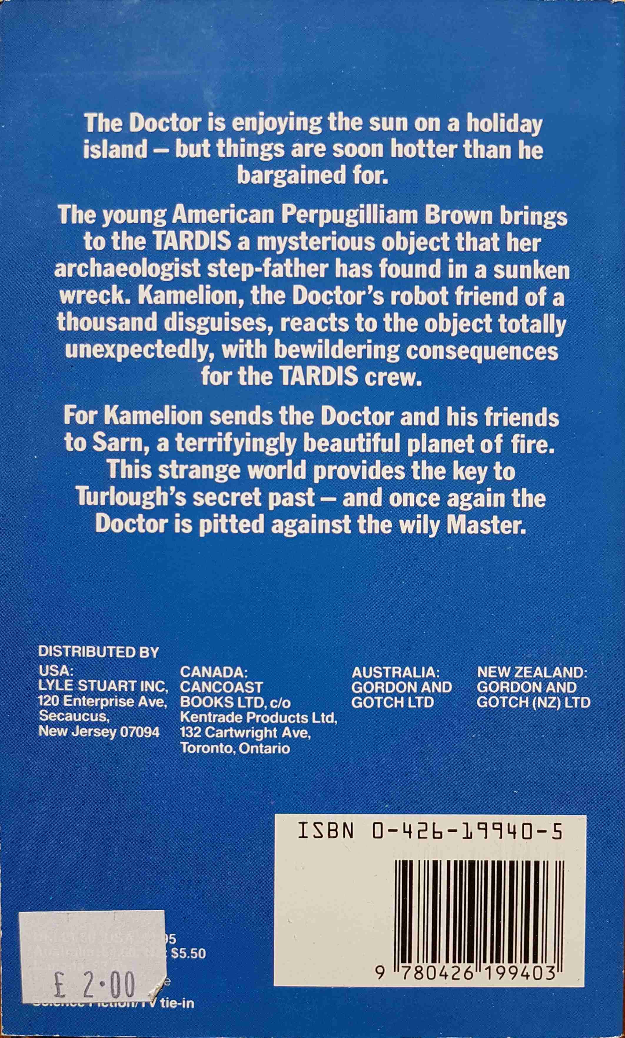 Back cover of 0-426-19940-5
